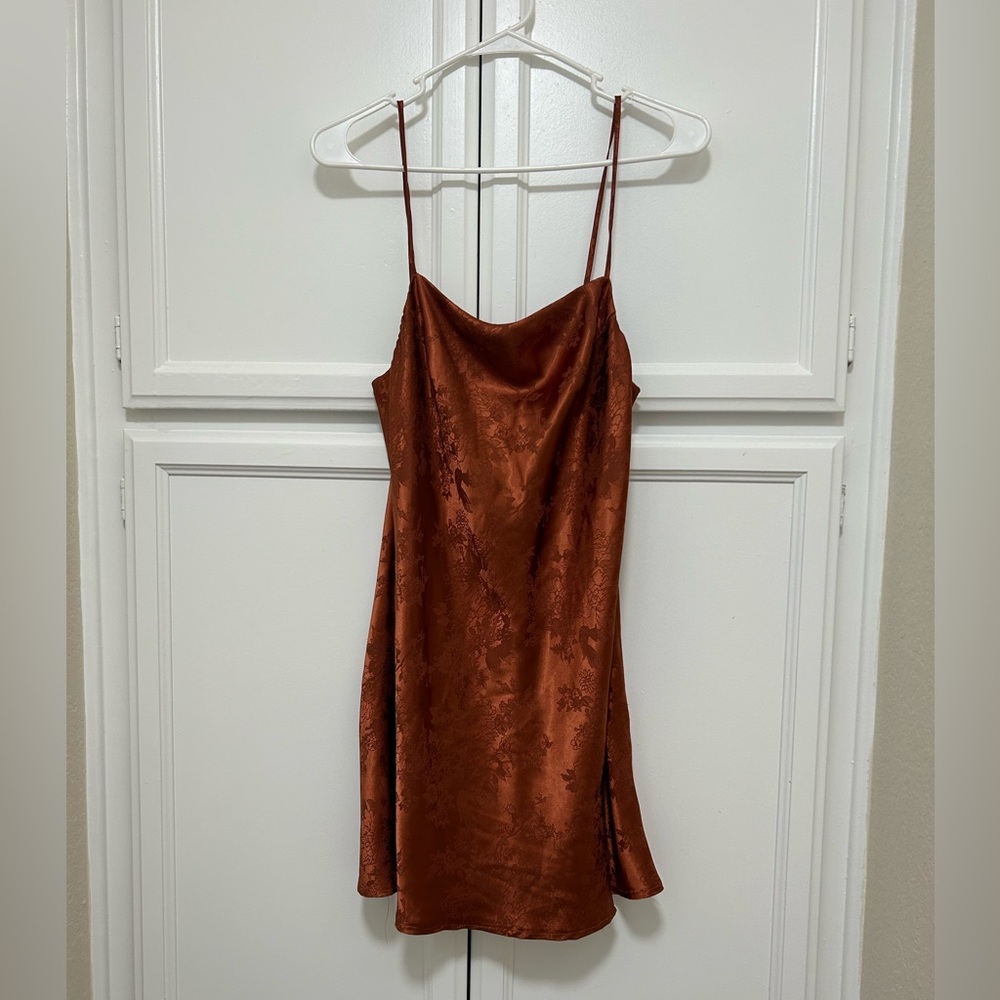 Princess Polly Rust Mini Dress